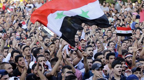 Dancing in Damascus as Syria keeps Russia 2018 World Cup dream alive with last-gasp goal (VIDEOS)