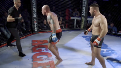 MMA fighter knocks himself out with faceplant (VIDEO)