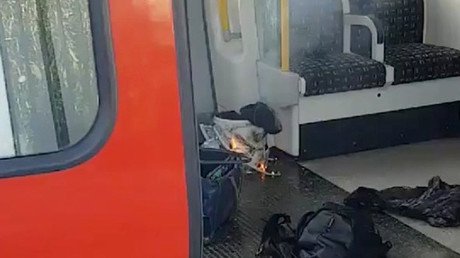 Scurrying for safety: Footage shows terrified London commuters after 2017 tube blast (VIDEO)