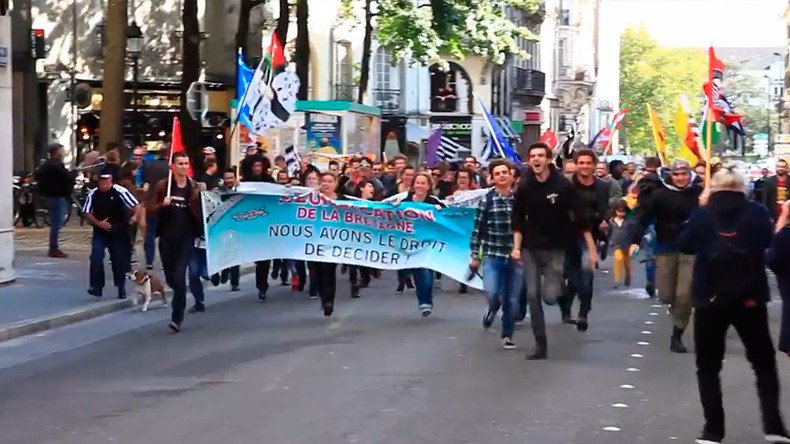 French Bretons rally for own self-determination & in solidarity with Catalonia (VIDEO, PHOTOS)