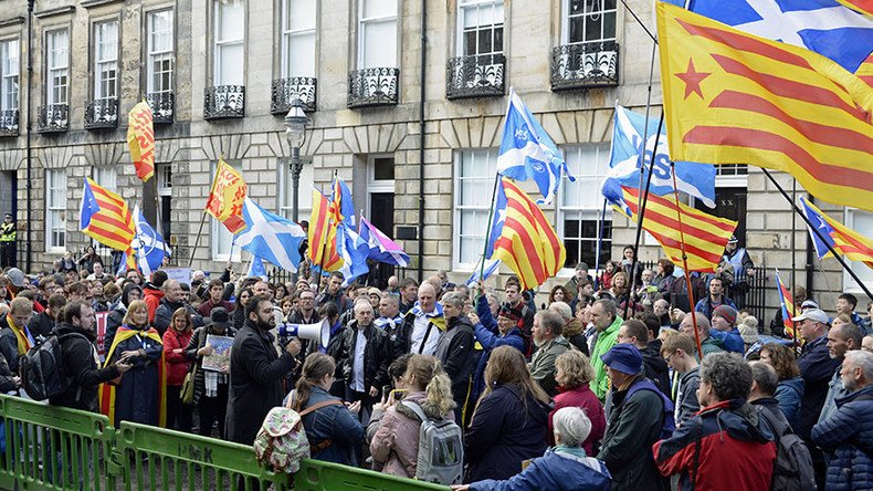 Catalonian independence vote reignites Scotland’s call for UK split