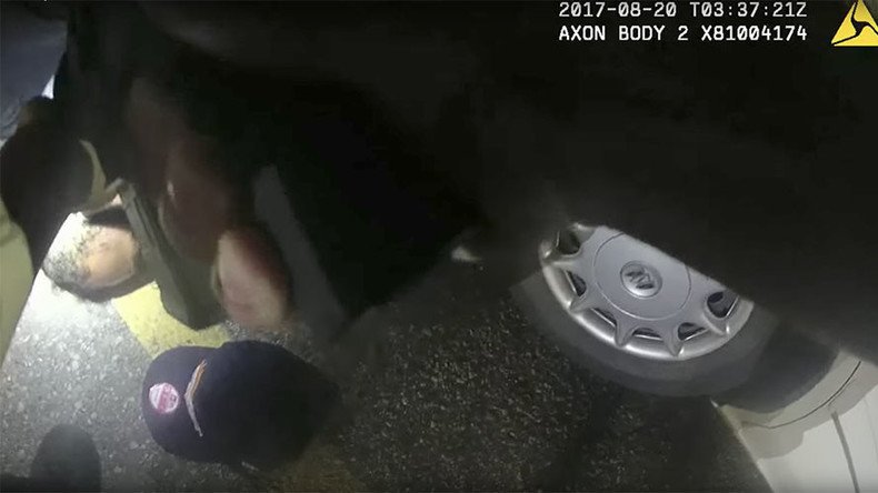Cop presses rifle to head of handcuffed & tasered suspect in alarming bodycam video