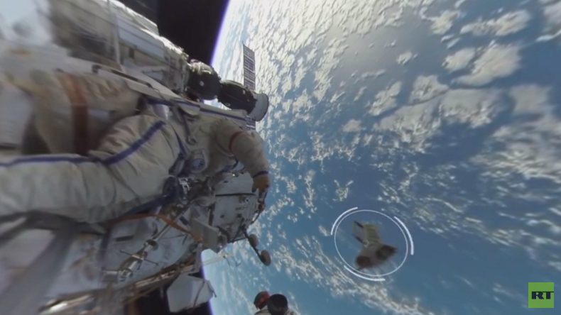 Spacewalk 360: RT releases first-ever panoramic video of man in outer space (VIDEO)
