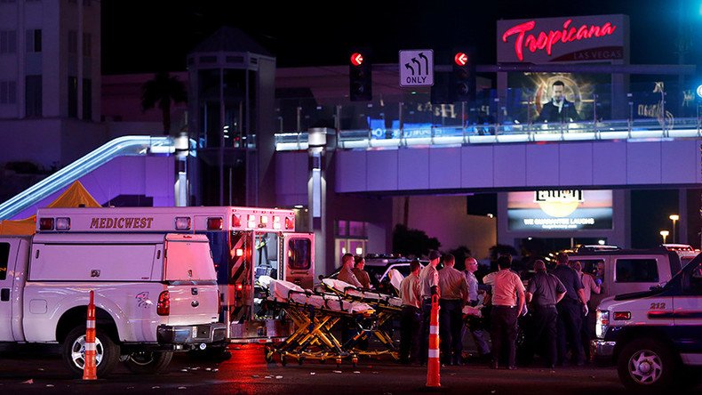 Las Vegas police bodycam reveals chaos & terror of Mandalay shooting (VIDEO)