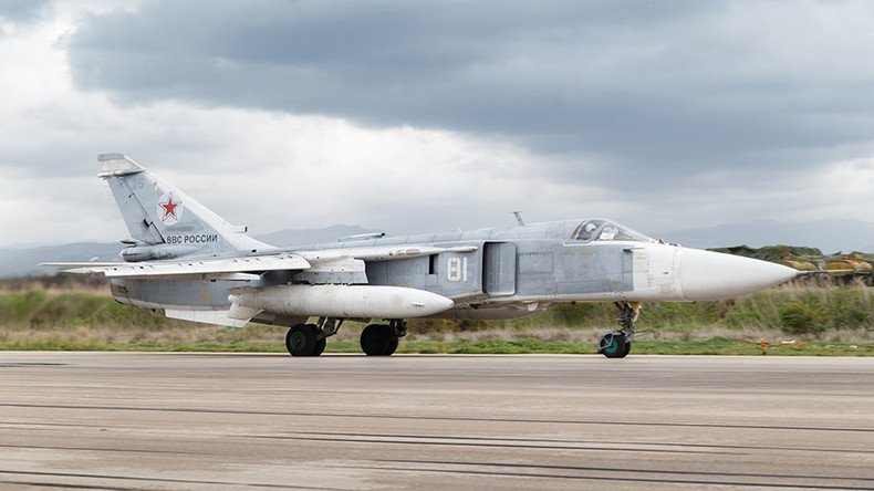 Russian Su-24 attack aircraft crashes during takeoff in Syria, crew killed – MoD