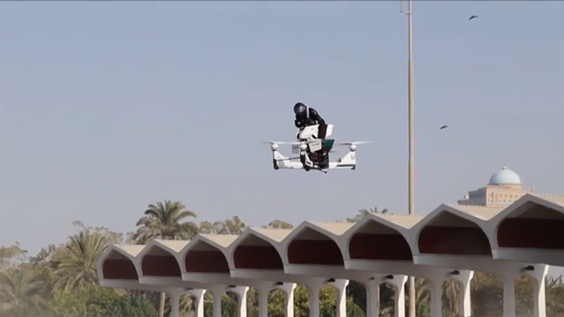 Russian-inspired motorbike drone fights Dubai street crime from the skies