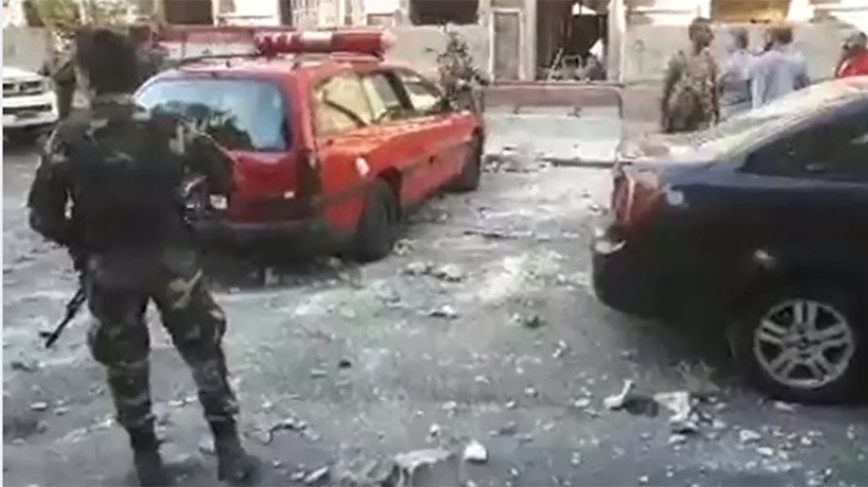 3 suicide bombers detonate explosives near police station in Damascus – authorities