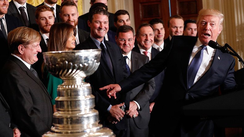 Donald Trump welcomes Stanley Cup-retaining Penguins to White House as ‘incredible patriots’