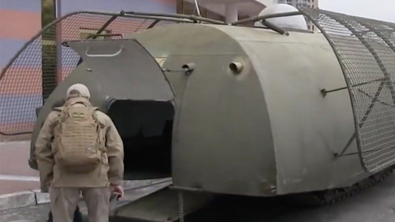Mad Max style? Ukrainian inventor turns tractor into ‘apocalyptic’ APC (VIDEO, PHOTO)