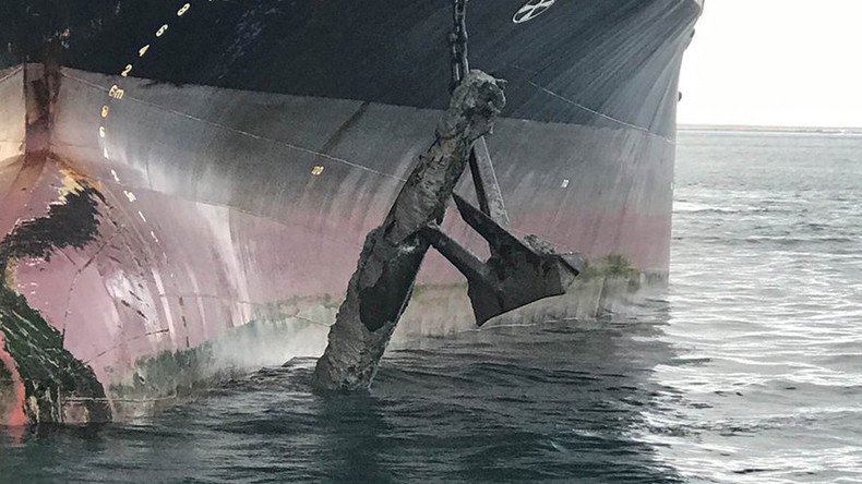 What are the chances? Ship’s anchor spears torpedo off Britain’s south coast (PHOTO)