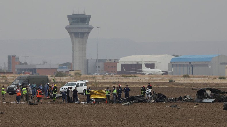 Spanish F18 fighter jet crashes after takeoff in Madrid, pilot killed (VIDEOS, PHOTO)