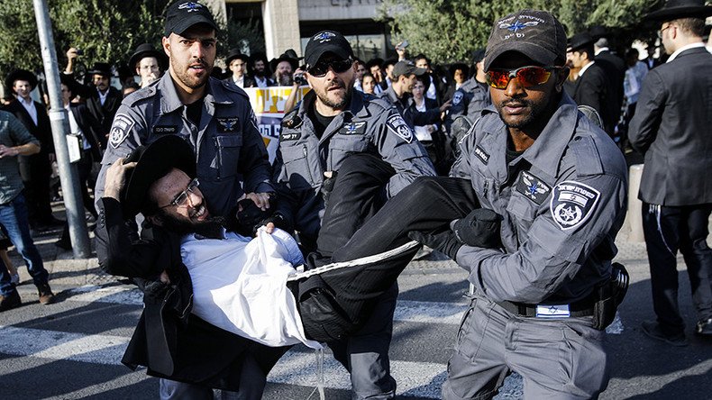 At least 58 arrested in ultra-Orthodox protests against Israeli military draft (VIDEOS)