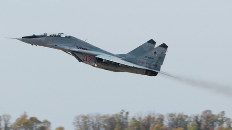 Mig-29 jets price sky in joint Russian-Serbian drills (VIDEO)