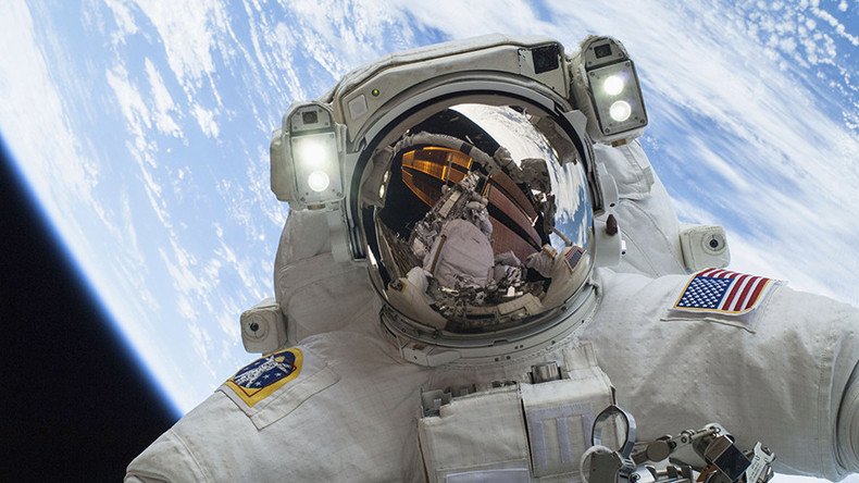 jetpack astronaut in space