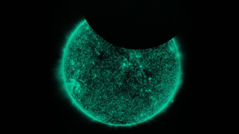 WATCH: Moon photobombs Sun during NASA observations