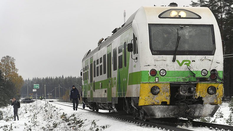 4 dead as train collides with military vehicle in Finland (PHOTOS)