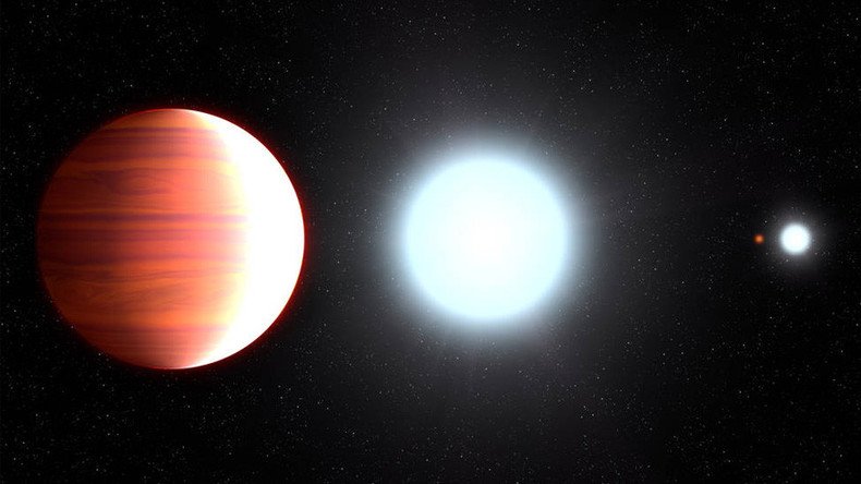 ‘Sunscreen’ snowfall observed on fiery hot exoplanet (PHOTO)