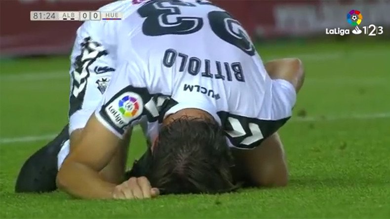 Manhood malfunction: Footballer requires 10 stitches to penis after on-field collision