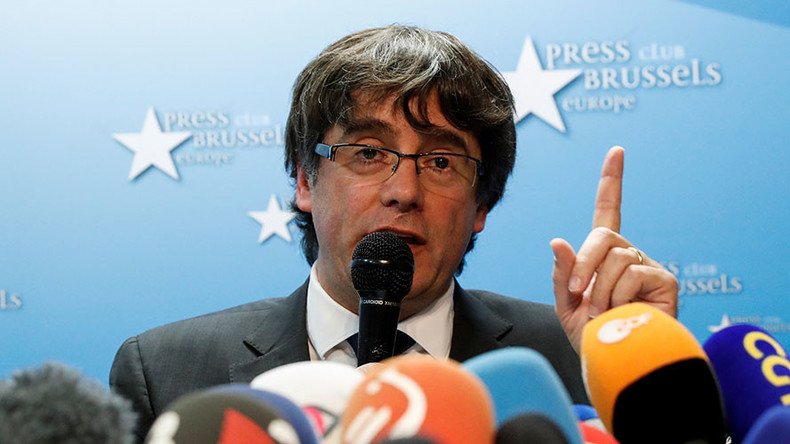 Catalonia’s Puigdemont vows to respect December 21 election in Brussels speech