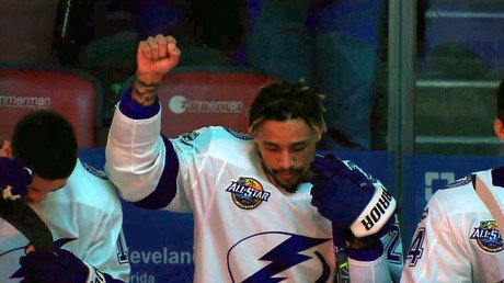 NHL player ‘receives death threats’ after becoming first to join anthem protest