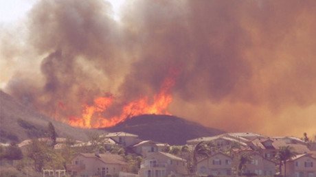 Brushfire spreading in S. California prompts evacuations