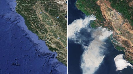 Satellite images show devastating extent of California wildfires (PHOTOS)