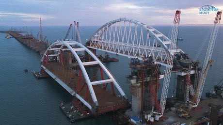 Crimean bridge will open to car traffic in May, well ahead of schedule 