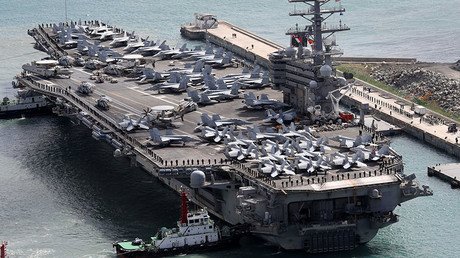 USS Ronald Reagan docks in South Korean port after large-scale drills