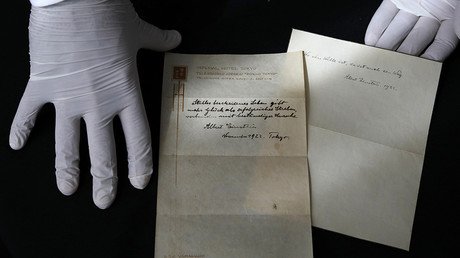 Einstein’s other theory (about happiness) to be sold at auction 