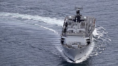 Queen honors British Navy’s new £3bn warship...despite government slashing military funding
