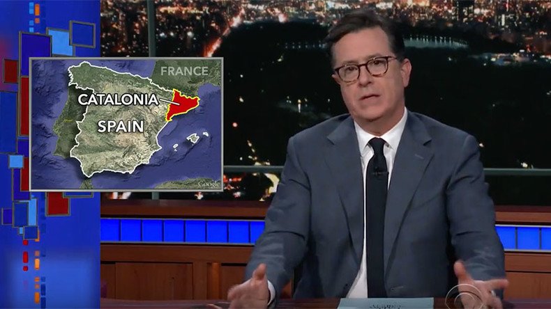 Colbert takes swipes at Madrid for ‘restoring democracy’ by ‘jailing everyone people elected’