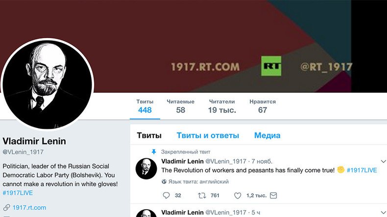 Lenin celebrates #280characters: 'Power to Soviets! Land to people! Characters to proletariat!'
