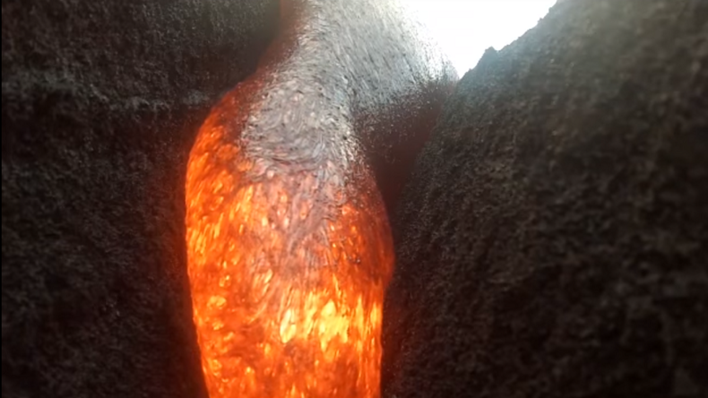 Camera consumed by lava returns footage from inside the molten flow (VIDEO)
