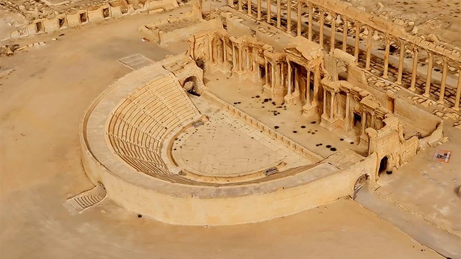 Russia gives unique 3D Palmyra model to Syria to help restore ancient city (VIDEO)
