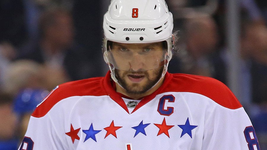 Ovechkin takes puck to the face, gets stitched up & leads Caps to victory (VIDEOS)