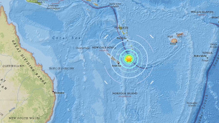 Tsunami waves observed after 7.0 earthquake near France's New Caledonia