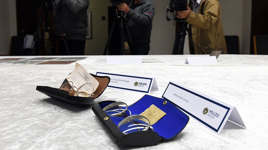 John Lennon’s diaries, iconic glasses among 100+ stolen items found in Berlin
