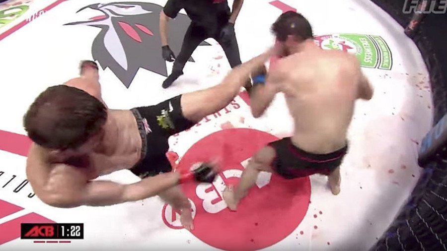 MMA Fighter Got DQ'd When He Attacked a Referee After Choking Opponent