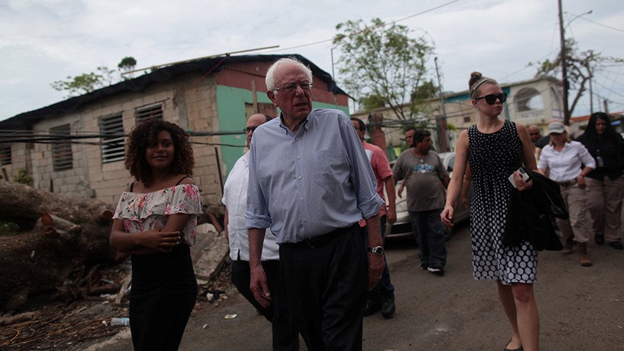 Bernie Sanders reveals $146bn relief bill for Puerto Rico and US Virgin Islands