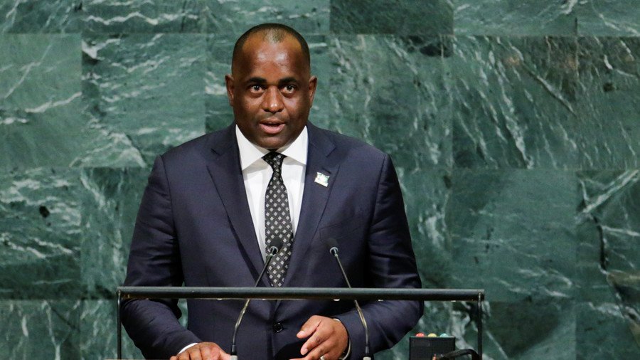 Gone with the wind? Ft. Roosevelt Skerrit, prime minister of Dominica ...