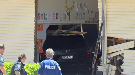 Two 8yo children killed, many injured after car plows into classroom in Australia