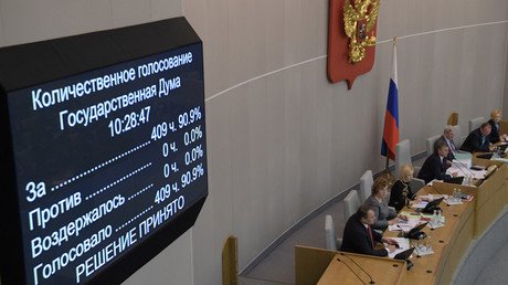 Russian MPs pass foreign agent bill for media in ‘mirror response’ to US