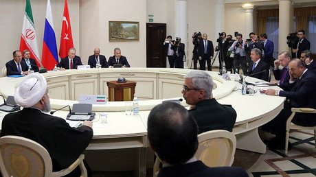 Putin, Erdogan & Rouhani agree on holding Syrian national dialogue congress in Sochi