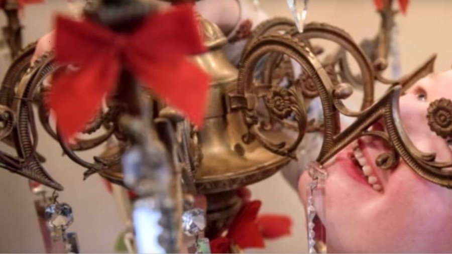 Love at first light: British woman proposes to chandelier she found on Ebay 