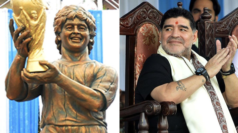 ‘Looks like Susan Boyle’ - Maradona statue ‘likeness’ panned by football fans