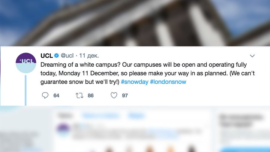 ‘Snowflake students’ get University to apologize for calling snow white