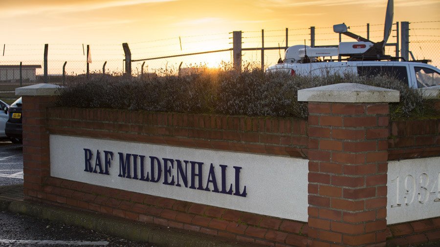 Shots fired by US personnel at RAF Mildenhall as ‘car tries to ram gates’ 
