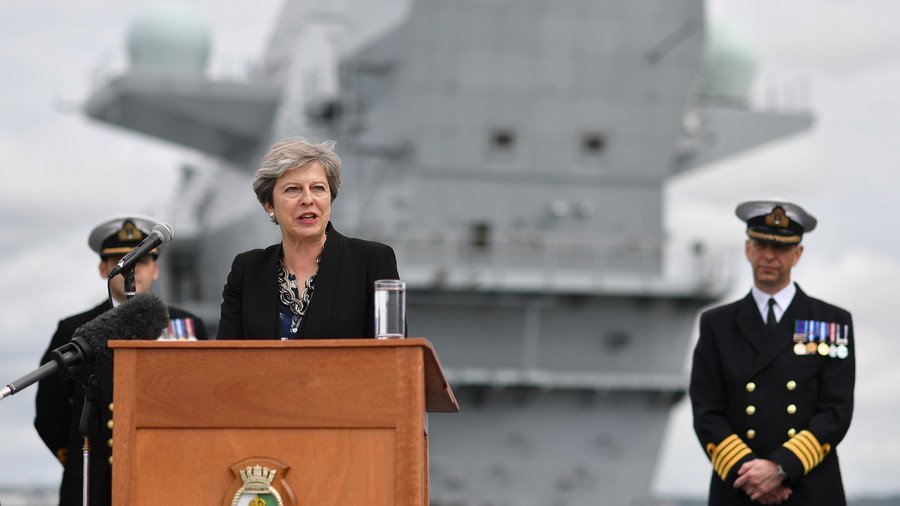 Sinking feeling? UK’s brand new £3.1bn aircraft carrier has sprung a leak