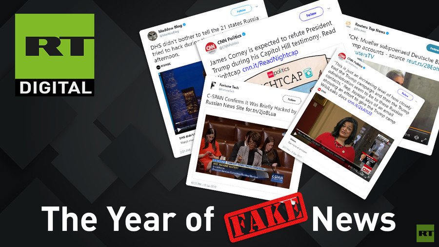Red faces, retractions & Russia-blaming: Fake news of 2017 (VIDEO)