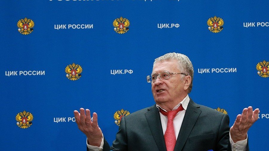 Nationalist party leader Zhirinovsky becomes 1st candidate in 2018 presidential race